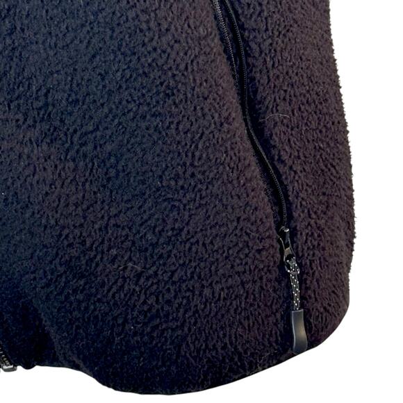 NWOT Dakini Black Fleece Vest Size Large Full Zip Pockets Outdoor Hiking Layer - Picture 5 of 10